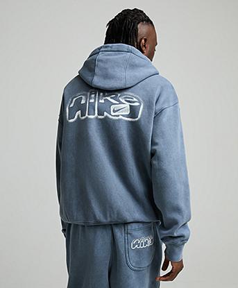 Nike Street Fleece Overhead Hoodie in Anthracite