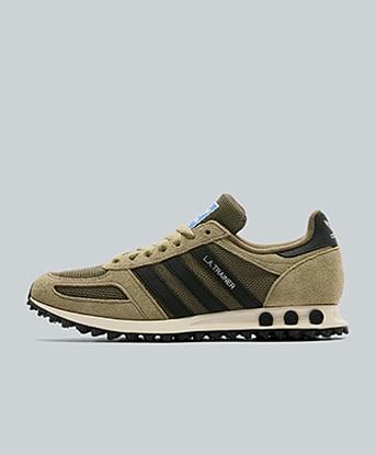 Olive Strata / Black / Cream