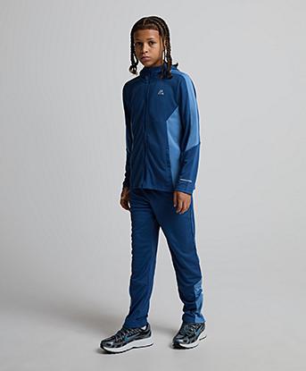 Montirex Junior Pace 3.0 Tracksuit in Lead Blue / Glacier