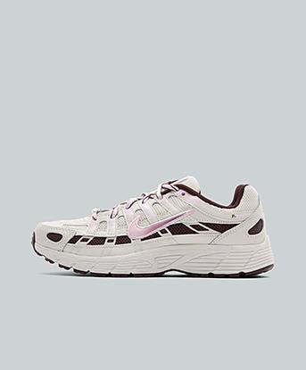 Nike Junior P-6000 Trainer in Phantom / Pink Foam / Burgundy Crush