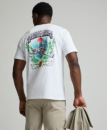 Alessandro Zavetti Sapporo Jet T-Shirt in White