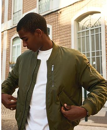 Celebre Utility Bomber Jacket in Cerignola