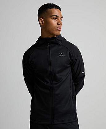 Alpyrex Proflux 2.0 Poly Fleece Zip Through Hoodie in Black