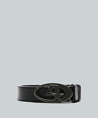 Dripmade D Buckle Belt in Black
