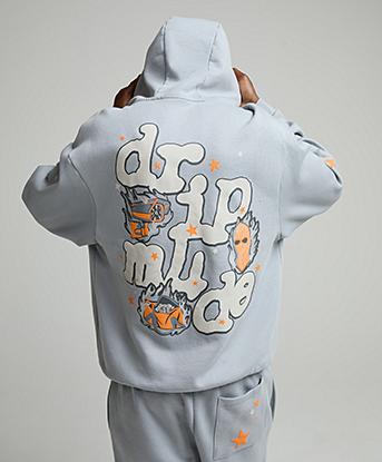 Cloudfall Grey / Orange