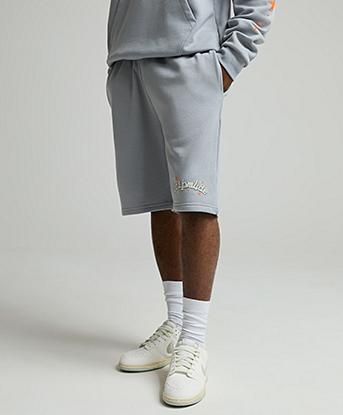 Dripmade Detect Short in Cloudfall Grey / Orange