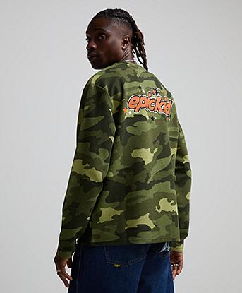 Green Mix Camo / Orange