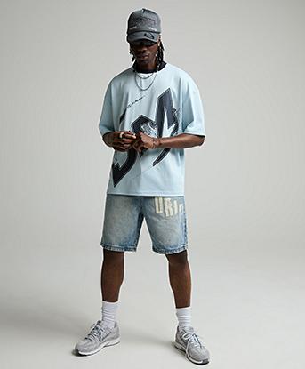Dripmade Corrosion Mesh Jersey in Tide Air / Midship Midnight