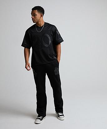Lorenzo World Is Yours Jogger in Black