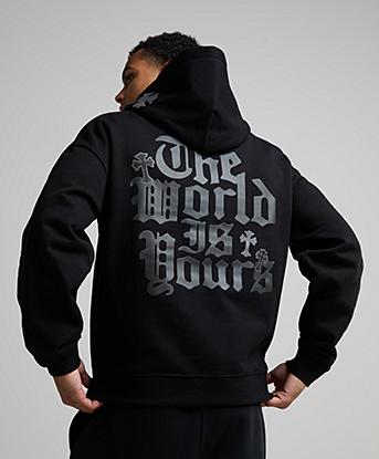 Lorenzo World is Yours Overhead 3.0 Hoodie in Black