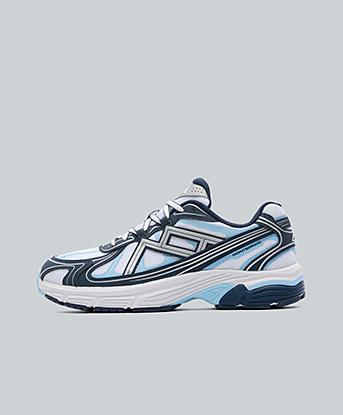 White / Dusk Navy / Metallic Silver