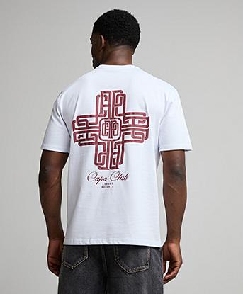 White / Burgundy
