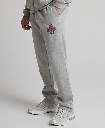 Grey Marl / Burgundy