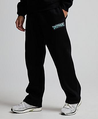Dripmade Liberty Paid Jogger in Black / Teal