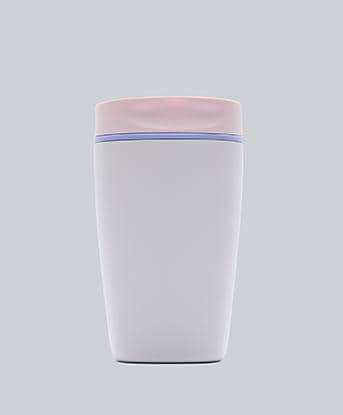Owala Womens 12 Oz Stainless Steel SmoothSip Slider in Pink / Purple Candy Coated