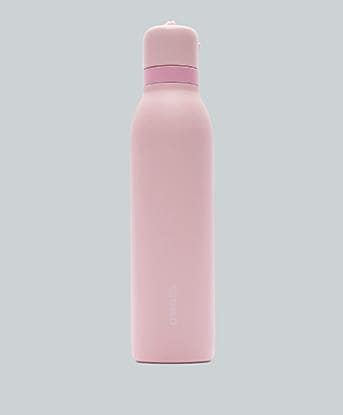 Owala Womens FreeSip 24 Oz Stainless Steel Water Bottle in Rose Quartz