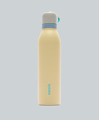 Owala Womens FreeSip 24 Oz Stainless Steel Water Bottle in Sunny Daze