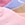 Kids 6 Pack Lettuce Welt Ankle Sock in Pink